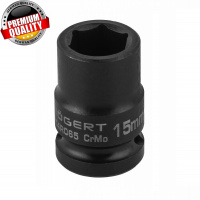 Фото товара - Головка торцевая ударная шестигранная 1/2", 15 мм, DIN 3121, CrMo HT4R065