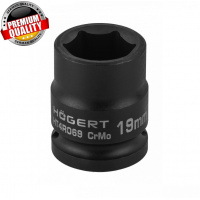 Фото товара - Головка торцевая ударная шестигранная 1/2", 19 мм, DIN 3121, CrMo HT4R069
