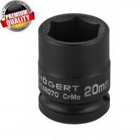Фото товара - Головка торцевая ударная шестигранная 1/2", 20 мм, DIN 3121, CrMo HT4R070