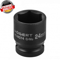 Фото товара - Головка торцевая ударная шестигранная 1/2", 24 мм, DIN 3121, CrMo HT4R074