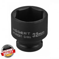 Фото товара - Головка торцевая ударная шестигранная 1/2", 32 мм, DIN 3121, CrMo HT4R081