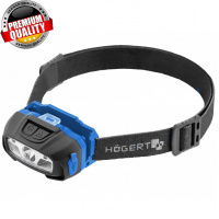 Фото товара - HOEGERT Налобный фонарь с датчиком движения USB 6 функций HT1E421