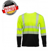 Фото товара - LUM Футболка сигнальная с длинным рукавом  желтая 2XL (56) HT5K956-2XL