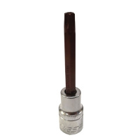 Фото товара - FORSAGE Головка-бита TORX Premium T45 с отверстием 1/2" (L-100мм) F-34710045 Premium