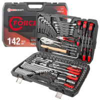 Фото товара - Набор инструментов 142пр. 1/4", 3/8", 1/2" (6гр.) FK-41421-5