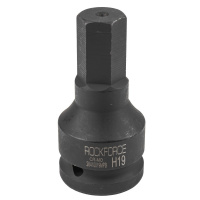 Фото товара - Головка-бита ударная 6-гранная 19мм, 3/4" RF-26410019MPB