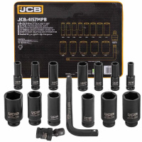 Фото товара - Головки ударные глубокие, набор 15пр., 1/2" (6гр.) JCB-4157MPB