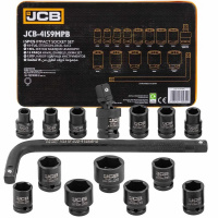 Фото товара - Головки ударные, набор 15пр., 1/2" (6гр.) JCB-4159MPB