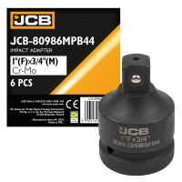 Фото товара - Адаптер-переходник ударный 1"(F) х 3/4"(M) (усиленный ,сталь SCM440) JCB-80986MPB44