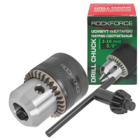 Фото товара - ROCKFORCE Патрон цанговый для дрели (3-16мм, 5/8") RF-G00547