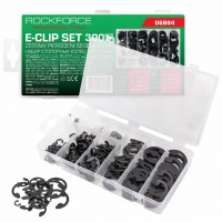 Фото товара - ROCKFORCE Стопорные кольца наружные, набор 300пр. RF-06884