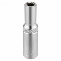 Фото товара - ROCKFORCE LIGHT Головка глубокая 1/4'', 5мм (6гр.) RF LIGHT-5255005