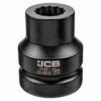 Фото товара - JCB Головка ударная 1'', 19мм (12гр.) JCB-48819