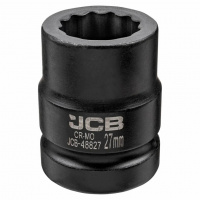Фото товара - Головка ударная 1'', 27мм (12гр.) JCB-48827