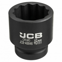 Фото товара - Головка ударная 1'', 46мм (12гр.) JCB-48846