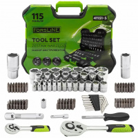 Фото товара - Набор инструментов 115пр. 1/4", 1/2" (6гр.) FL-41151-5