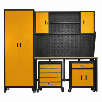 Фото товара - Комплект металлической гаражной мебели JCB-RF-01Y0207