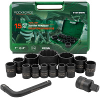 Фото товара - Набор инструментов 15пр. 3/4", 1" (12гр.) RF-6154-5MPB