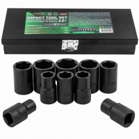 Фото товара - ROCKFORCE Набор инструментов ударных 12пр. 1/2" (6гр.) RF-4122-5