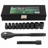 Фото товара - ROCKFORCE Набор инструментов ударный 12пр. 1/2" (12гр.) RF-4122-9