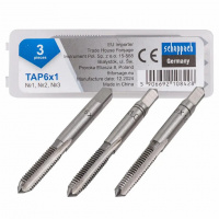 Фото товара - Метчик M6x1 (3шт) Sch-TAP6x1