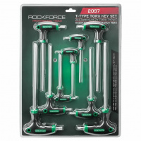 Фото товара - Ключи T-образные TORX, набор 9пр. RF-2097