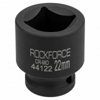 Фото товара - Головка ударная торцевая 4-гранная 1/2", 22мм RF-44122
