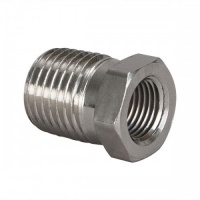 Фото товара - Соединитель резьбовой M1/4"x F1/8" (аллюминий) F-SB-046