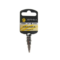 Фото товара - Насадка ER-93002H 1/4" DR шлиц 5.5мм (с держателем)