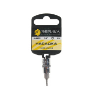 Фото товара - Насадка ER-93201H 1/4" DR торкс T8 (с держателем)