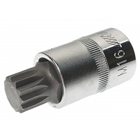 Фото товара - Бита-головка SPLINE 1/2" х М16, длина 55мм JTC, JTC-45716