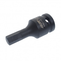 Фото товара - Головка торцевая ударная HEX 1/2" H-10, диаметр 25, длина 60мм JTC, JTC-446110