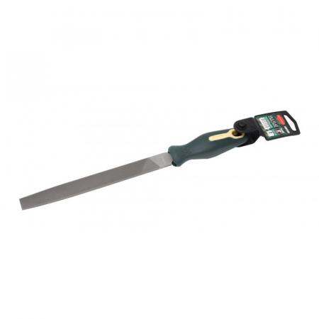 Напильник плоский 10"-250мм, на пластиковом держателе RF-5056P110 - 1