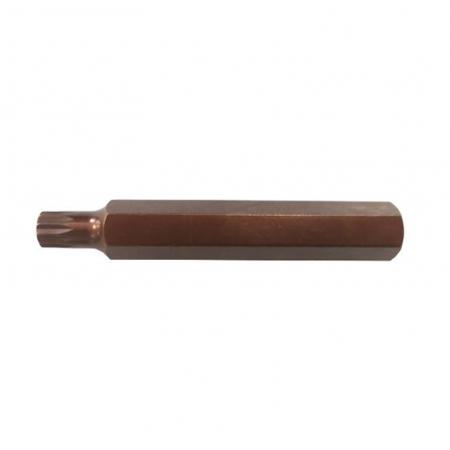 Бита 12-лучевая SPLINE M12х75ммL, 10мм F-1787512 Premium - 1