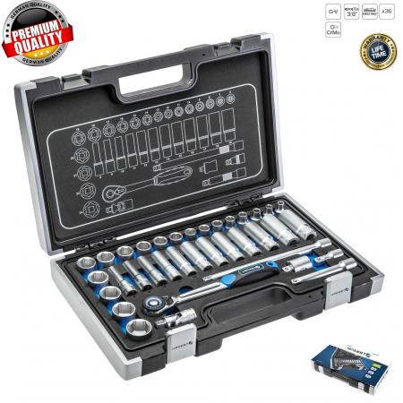 Набор инструментов 36 шт., 3/8" HT1R465 - 1