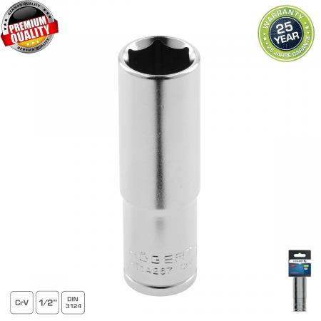 Торцевая головка шестигранная  1/2“, глубокая, CrV, 14 мм HT1A264 - 1