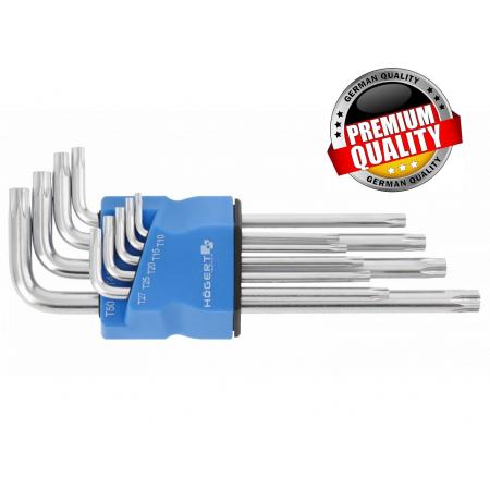 Набор Г-образных длинных ключей TORX  S2,, 9 шт. HT1W830 - 1