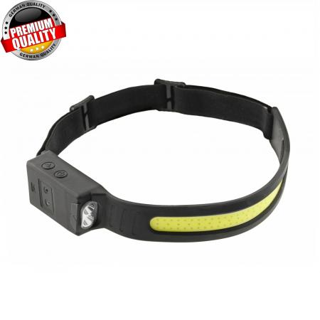 Налобный фонарь с датчиком движения USB 5 функций HT1E426 - 1