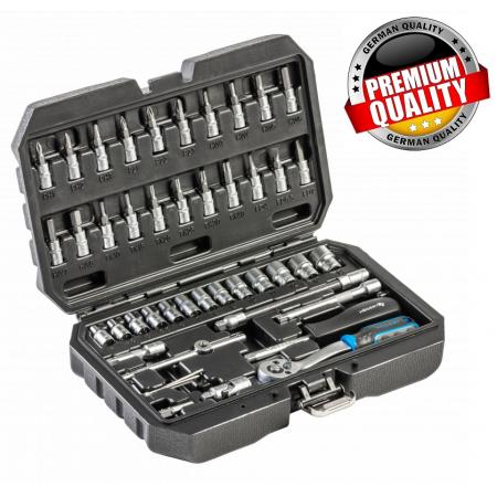 Набор инструментов, 46 шт., 1/4"  Черный HT1R216 - 1