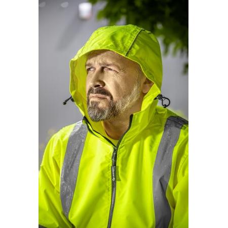 NIMS Куртка сигнальная с капюшоном водостойкая желтая XL (54) HT5K246-XL - 1