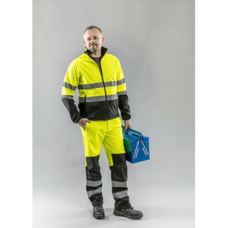 EXTER Куртка сигнальная SOFTSHELL желтая XL (54) HT5K335-XL - 1