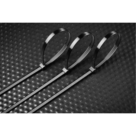 Нейлоновые стяжки 4,8 x 300 мм, 100 шт., черные HT2C712 - 1