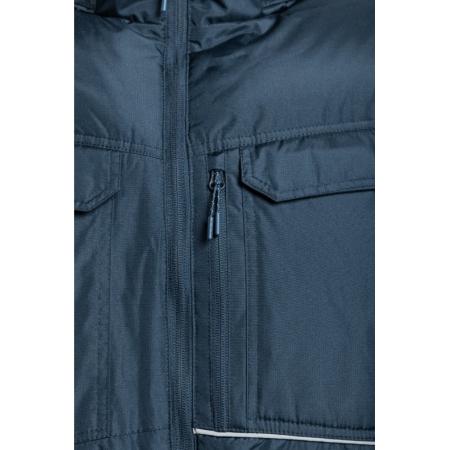 LEON утепленная куртка с капюшоном темно-синяя 4XL (60) HT5K926-4XL - 1
