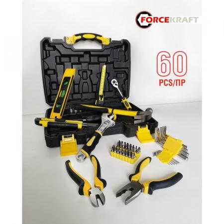Набор инструментов 60пр. 1/4"(6гр.)(4-13мм) FK-2601 - 1