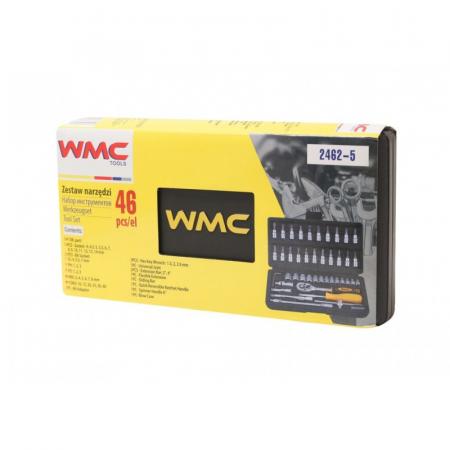 Набор инструментов 46пр. 1/4" (6гр.) (4-14мм) WMC-2462-5 - 1