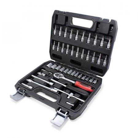 Набор инструмента 46пр. 1/4''(6-гран.)(4-14мм) FK-2462-5 - 1