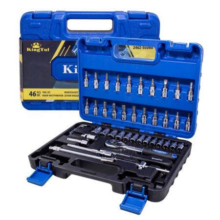 Набор инструмента 46пр. 1/4''(6-гран.)(4-14мм) KT-2462-5 EURO - 1