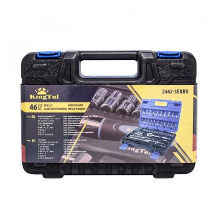 Набор инструмента 46пр. 1/4''(6-гран.)(4-14мм) KT-2462-5 EURO - 1
