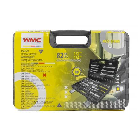 Набор инструментов 82пр. 1/4'', 1/2''(6гр)(4-22мм) WMC-4821-5EURO - 1