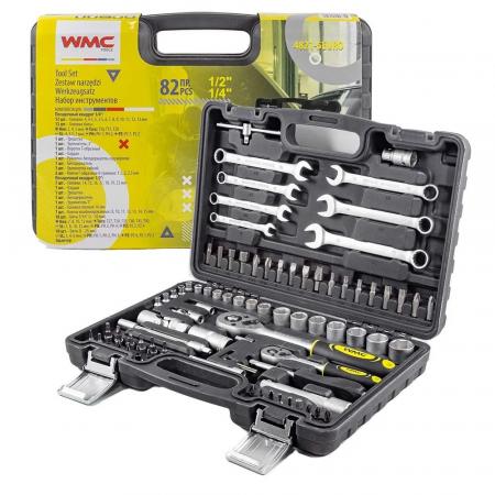Набор инструментов 82пр. 1/4'', 1/2''(6гр)(4-22мм) WMC-4821-5EURO - 1